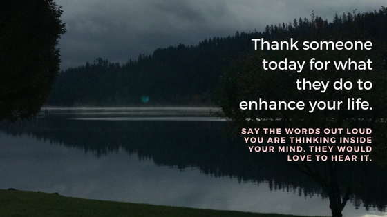 Say Out Loud Your Thanks In Casual Gratitude